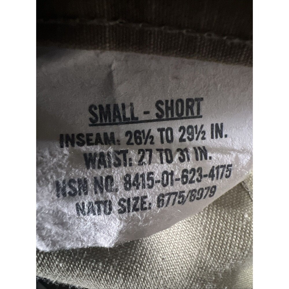 Army Combat Issue Pants Camo Unisex Small W27-31 L26 1/2- 29 1/2 - Picture 3 of 6